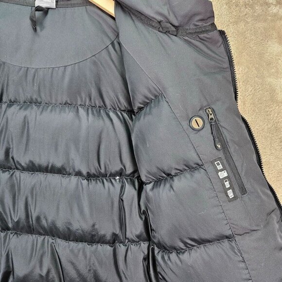 Nike Down Puffer Jacket Full Zip Parka Women's Size S Outdoor Hiking Black - Picture 10 of 11